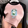 Blusa Térmica de Forro Polar con Bloques de Color y Mangas Largas para Niñas Ropa de Otoño para Niñas Camiseta Cuello Redondo Elegante Ropa Versátil de Otoño/Invierno