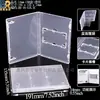 Caixa de Embalagem para Cartão Escolar de Estudante, Caixa de Armazenamento de PP para Cartão de Visita Personalizado, Porta-Cartão Anti-Sensor, Caixa para Cartão de Compras, Caixa para Cartão Cam