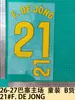 26-27 Coleção Casa Barcelona Roupas Infantis Camisas Grau B adesivos de transferência térmica número letra uniforme do time bola