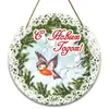 Saúde Placa de Porta Flor Pintura Decorativa Vintage Pintura em Madeira Decoração de Parede Placa Suspensa Porta Interna e Externa Transfronteiriça
