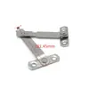 Janela de abrir basculante de ponte quebrada peças de porta e janela de liga de alumínio haste de suporte à prova de vento para posicionamento batente de janela de aço inoxidável não padrão europeu