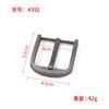 Fivela de Alfinete Nova de Liga Metálica Pronta de Fábrica Fivela de Cinto de Liga Metálica para Homens e Mulheres Estilo Coreano Fivela de Alfinete de Fivela Japonesa Fivela de Cinto Casual