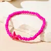 Joyería Europea y Americana Pulsera de Abalorios Estrella de Mar Estilo Playa Bohemio Pulsera de Abalorios de Semilla Coloridos Tejida a Mano Venta al por Mayor