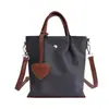 Bolso de hombro plisado de tela Oxford de gran capacidad para mujer, bolso de mano sencillo, bolso de mamá, bolsa de mano para estudiante universitario