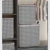 Bolsa de almacenamiento para colcha de ropa de pata de gallo Bolsa de embalaje para mudanza Gran capacidad Ropa Impermeable y a prueba de humedad Bolsa de almacenamiento no tejida