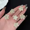 Penteado de Princesa Exquisito Brilhante Flor de Strass Franja Lateral Mechas Finas Presilhas de Cabelo Pequenas Pinças de Garra de Alta Qualidade Testa Topo do Crânio Acessórios de Cabelo
