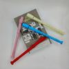 Flauta colorida de seis furos, clarinete de plástico de oito furos, iluminação musical para educação infantil, clarinete para aprendizado e materiais de ensino para crianças