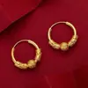 Aretes Nuevos Populares Estilo Coreano de Cuentas de la Fortuna, Tachuelas Versátiles Simples y Elegantes, Joyería para Orejas Mismo Estilo de Transmisión en Vivo al por Mayor