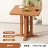 Mesa de Jantar Quadrada, Mesa de Negociação, Mesa de Café para Varanda de Sala de Estar, Pés de Madeira Maciça, Mesa de Jantar Pequena, Mesa de Jantar Doméstica para Apartamento Pequeno