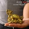 Venta al por mayor de fábrica de adornos de tortuga dragón de cobre, dinero de latón, chismes, tortuga dragón, madre e hijo, tortuga dragón, sala de estar, oficina, tamaño grande