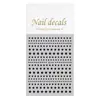En stock, surtido multicolor de pegatinas para decoración de uñas de estrella de cinco puntas, diseño plano, versátiles para DIY, pegatinas de estrella de cinco puntas para uñas DH509