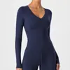 Camiseta Deportiva de Yoga de Manga Larga con Cuello en V para Mujer, Nuevo Estilo Otoño 2026, Camiseta Base Ajustada 'Pure Desire Hot Girl'
