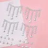 Pegatinas de Pedrería para Ojos Cuidadosamente Seleccionadas, Pegatinas de Pedrería Lágrima de Ángel, Joyas Faciales, Pegatinas Brillantes de Pedrería en Forma de Lágrima, Pegatinas de Pedrería para la Frente, Pegatinas de Pedrería para Maquillaje de Escenario para las Esquinas de los Ojos