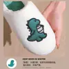 Chinelos Peludos para Mulheres no Inverno, Chinelos Quentes de Pelúcia Bordados com Desenhos para Homens, Chinelos de Algodão para Casa para Homens no Inverno, Estilo Casal no Atacado
