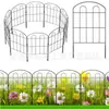Cerca de Jardim de Ferro Forjado Metal Anti-ferrugem Exterior Anti-animal Removível Paisagismo Pátio Decorativo Exterior Renda Comércio Exterior