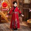 Traje Tang para meninos Hanfu conjunto de inverno para meninos estilo chinês roupas infantis fantasia de performance fantasia antiga infantil roupas para estudos chineses tradicionais fantasia de performance