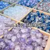 8mm Beads Flor Explosiva Esmalte Gelo Rachado Contas Soltas Material para Pulseira Colar Brinco DIY Feito à Mão Ornamento Acessórios Nenhum