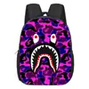Mochila Escolar Nueva Modelo Tiburón Transfronteriza para Niños Estudiante Portátil Gran Capacidad Guardería Mochila Reductora de Carga Almacenamiento Venta al por Mayor