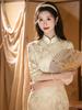 Cheongsam joven nuevo estilo chino ropa diaria retro República de China Gran Señorita antigua Shanghai celebridad espectáculo vestido largo