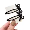 Estilo Coreano Otoño e Invierno 2025 Nuevo Sencillo Versátil Color Sólido Pinza para el Cabello de Lazo Pinza Lateral Pinza Lateral para el Flequillo Pinza para el Cabello