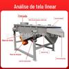 Peneira Vibratória Linear Shenghong de Camada Dupla para Pó de Tungstênio é Adequada para Máquinas de Peneiramento Vibratório nas Indústrias Química e de Plásticos