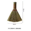 Vassoura de bambu longa Miscanthus trançada limpeza de sala de estar vassoura macia de bambu limpeza de poeira doméstica atacado
