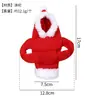 Sudadera con Capucha Navideña para Palanca de Cambios Cubierta para Palanca de Cambios de Coche Palanca de Cambios Freno de Mano Cambio Ropa Pequeña Decoración Palanca de Cambios Transfronterizo