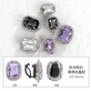 Europa y Estados Unidos zapatos nuevos joyería de cristal tridimensional hebilla para cordones de zapatos flor para zapatos accesorios de hebilla de cristal para ropa decoraciones para zapatos