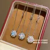 Susurros Florales~Collar de Flor de Circonita Estilo Coreano Ins Exquisita y Compacta Cadena para la Clavícula Collar de Diseño Único para Mujeres