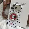 Capa de Celular Dalmata Estilo Coreano Ins Adequada para Iphone17Promax, Película Apple 16P Suporte Magnético 15 Suporte