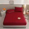 Funda de Colchón Impermeable de Algodón Cepillado, Protector Antideslizante y a Prueba de Orina para Colchón Simmons, Funda de Cama Antipolvo de TPU de Alto Volumen Transfronterizo