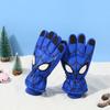 Luvas de esqui infantis de inverno para atividades ao ar livre, à prova de vento, com forro de veludo, quentes, de desenho animado, para meninos e meninas, atacado