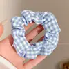 Goma para el pelo fruncida estilo perezoso de verano 2025 para mujer, Goma elástica para coleta, Cuerda para el pelo de alta gama, Accesorio para el pelo estilo coreano