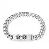 Nuevo y elegante pulsera de cruz para hombres a la moda, colección de pulseras vintage hechas a mano de alta gama europeas y americanas, directo del fabricante