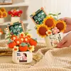 Regalo Nuevo para el Día del Maestro 2026 para la Temporada de Graduación: Decoración Práctica de Ramo Hecho a Mano para Maestras de Primaria y Jardín de Infancia