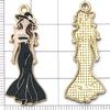 Bolsas Femininas de Liga de Zinco com Pingente de Gota de Óleo Vendidas Quentes Transfronteiriças Pingente de Chapéu de Batom Pulseira Colar DIY Acessórios de Joias