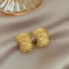 Aretes de Oro al por Mayor Transfronterizos para Mujer 2025 Nuevo Estilo Caliente Aretes Elegantes de Alta Gama Diseño Nicho Aretes de Metal