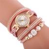 2023 nuevo brazalete reloj de mujer tejido de diamantes cruzados transfronterizo, la fábrica produce entrega de una pieza