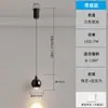 Luminária pendente ajustável, luxo moderno, design simples, adequada para quarto, cabeceira, sala de estar, sala de jantar, bancada de ilha, decoração de pousada, luz de toque ambiente