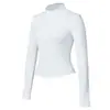 Chamarra de Yoga para Mujer, Estilo Corto que Ceñe la Cintura, Top Deportivo de Running de Secado Rápido para Otoño e Invierno, Cárdigan de Manga Larga, Top de Forro Polar para Fitness