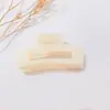 Nuevo Clip Minimalista para el Cabello Cuadrado con Patrón de Mármol para Recogidos en la Parte Trasera de la Cabeza, Pinza Elegante Fresca y de Tamaño Grande para Niñas