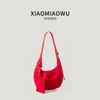Bolsa Transversal Casual Leve Estilo Coreano Grande Capacidade Bolsa Dumpling de Nylon Simples e Versátil Nova Bolsa de Ombro Feminina de Alta Qualidade