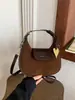 Bolso Pequeño Vintage de Lujo Ligero para Mujer Modelo Nuevo 2026 Bolso de Mano de Media Luna Bolso Cruzado para Viajes Diarios Bolso de Hombro Único Bolso de Axila Bolso Dumpling