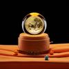Lua 3D Estéreo Gravação a Laser Bola de Cristal Luminosa para Mesa de Cabeceira Luz de Noite Estrelada Mar Estrelado Universo Ornaments Criativos