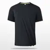 Proteção Solar Verão Gelo Seda Fina Camiseta de Manga Curta Masculina Solta Casual Esportiva Gola Redonda Masculina Fresca Respirável Corrida Velocidade