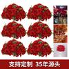 Arranjo de Mesa Bola de Flores Transfronteiriço Flor Artificial Ornamentos Decorativos Produto Acabado Atacado Alto Luxo Bola de Rosas Flor de Mesa para Casamento Bola de Flores Grande
