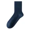 Calcetines Antibacterianos para Hombre 7A Algodón Puro Verano Finos Antibacterianos Malla de Negocios Transpirables Absorbentes de Sudor Algodón para Hombre Calcetines Largos Antibacterianos