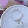 Yiwu Atacado de Pulseira de Pérola Cerâmica de Pequenos Produtos Joia de Mão com Contas de Cristal Pulseira para Casal Estudantes Crianças Joia Feminina