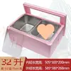 Caja Térmica con Tapa Transparente para Uso Comercial, Caja de Espuma para Montaje de Puesto, Enfriador de Postre Tiramisú, Estilo Mochila, y Otros Tipos