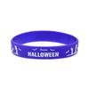Pulsera de silicona de Halloween Pulsera de goma de truco o trato Pulsera de joyería de tendencia de Halloween